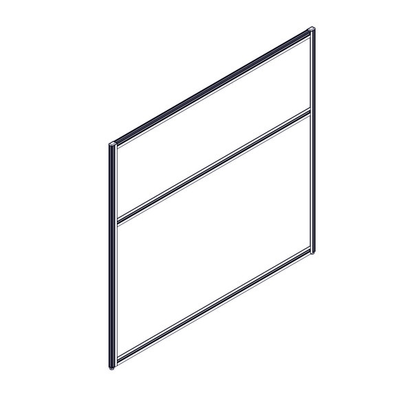 Секция комбинированной перегородки RP115SL120 Bravo grey/Серый 1200х22х1115 в Иваново 