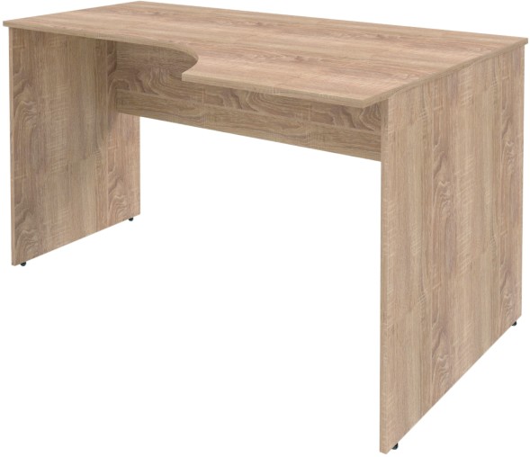 Стол эргономичный SET140-1(R) Дуб Сонома Светлый 1400х900х760 SIMPLE