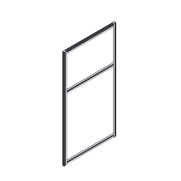 Секция комбинированной перегородки RP115SL60 Bravo grey/Серый 600х22х1115 в Иваново 