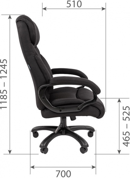 Кресло руководителя CHAIRMAN 401 Ткань