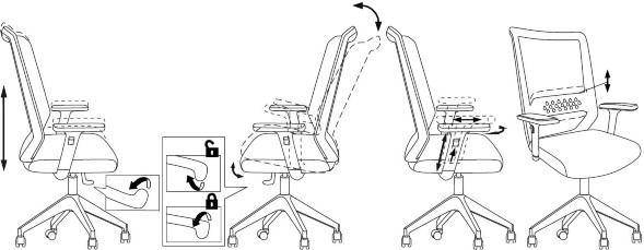 Офисное кресло Бюрократ MC-611NL 
