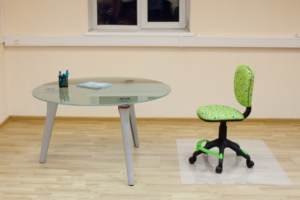 Коврик напольный Бюрократ -1019202 прямоугольный матовый для паркета, ламината полипропилен 120х90см