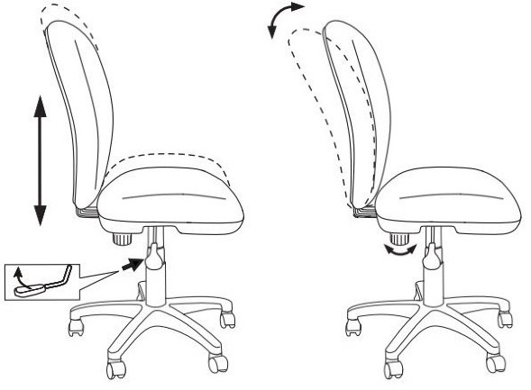 Кресло детское Бюрократ KD-W10 (пластик белый)