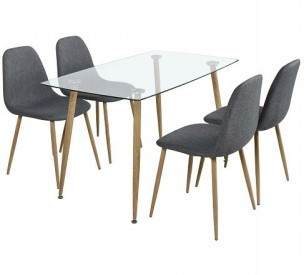 Стол обеденный стеклянный XS-1262