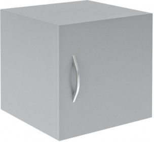 Антресоль узкая с глухой дверью SA-400.1(R) Серый 386х375х370