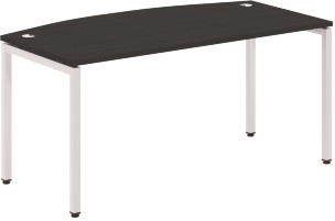 Стол руководителя XSET 169 Дуб Юкон Модерн/Алюминий 1600х867х750 XTEN-S