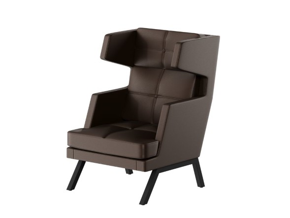 Aldo Кресло высокое с декором из пуговиц ALDB-01 790*960*1180