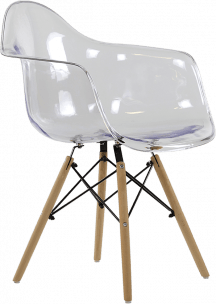 Стул-кресло Style DAW PC прозрачный