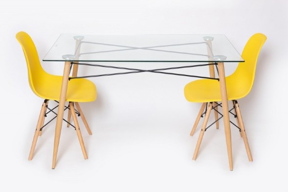 Стеклянный cтол TBA 315, 120х70 см