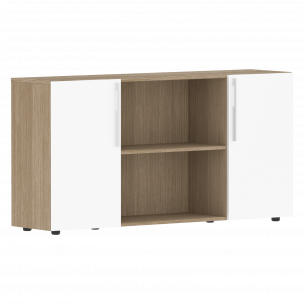 Шкаф с двумя дверями и открытой полкой СП-064-25-22 1600х450х800 KANON