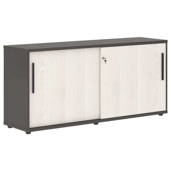 Шкаф низкий с дверьми купе ELC 1643 1606х430х750 EDIS