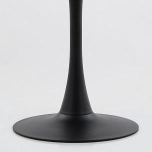 Стол Tulip style черный, d-80 см