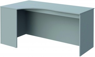 Стол эргономичный SE-1600(L) Серый 1600*900*760 SIMPLE