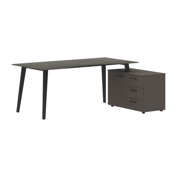 Стол руководителя с тумбой JCT 1813(R) 1800х1300х750 JAY