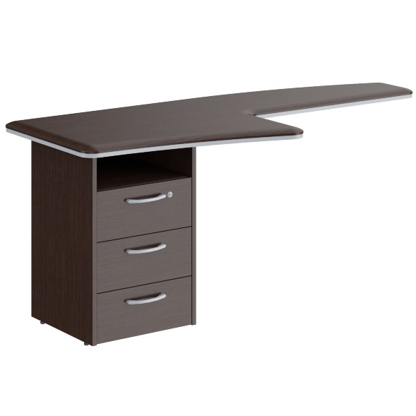 Брифинг-приставка с тумбой DB 1880.A(L) 1800х800х750 DIONI в Иваново 