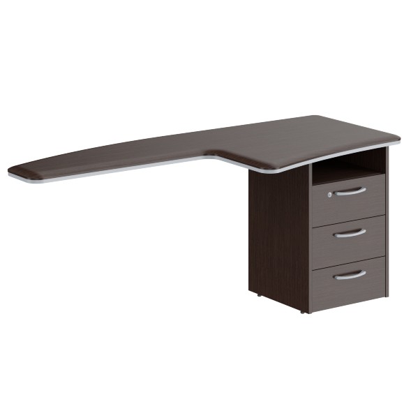 Брифинг-приставка с тумбой DB 1880.A(R) 1800х800х750 DIONI в Иваново 