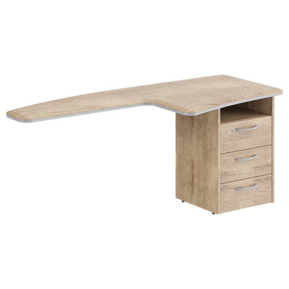 Брифинг-приставка с тумбой DB 1880.A(R) 1800х800х750 DIONI в Иваново 