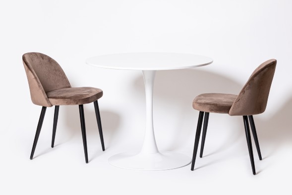 Кресло-стул DISCO black коричневый