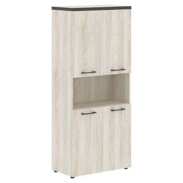 Шкаф с 2-мя комплектами глухих малых дверей и топом THC 85.4 856х450х1968 TORR-Z