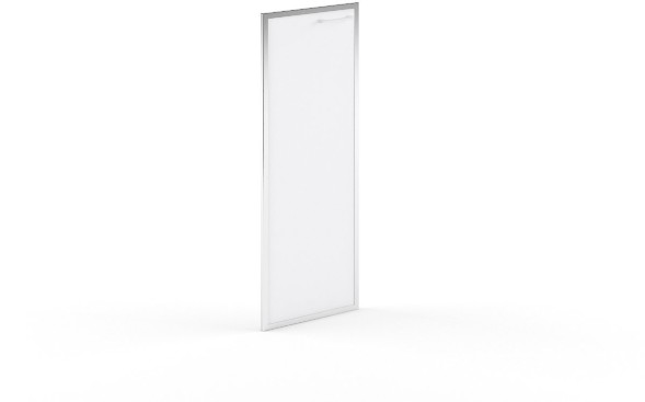 Дверь стеклянная в AL-рамке XRG 42-1(L) Сатинат 1132х422х22