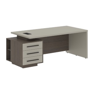 Стол руководителя с тумбой VCT 2090(L) 2000х900х750 VELION