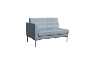 Forest Секция с подлокотником двухместная FR-SP-02 (R) 1270*800*840